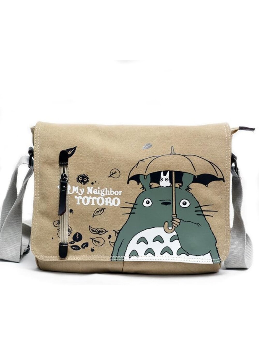 Anime-Inspired Canvas Crossbody Sling Bag for Women & Men - Versatile Shoulder